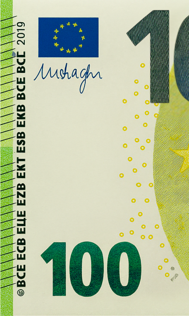 100€ Schein Vorderseite